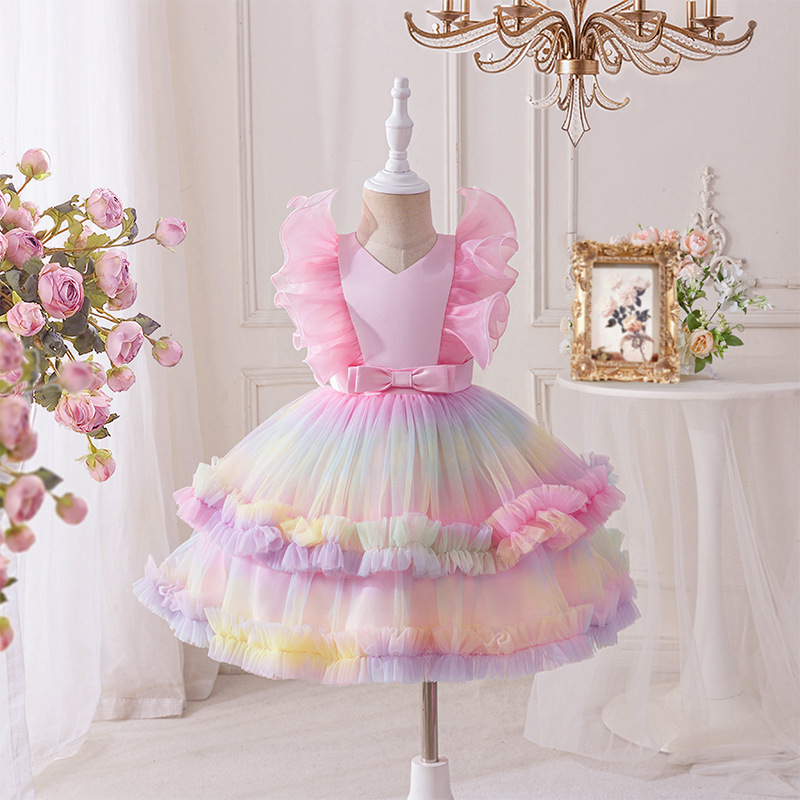 Baby Z Clothing - Gaun Putri Jaring Baru Bayi Gaun