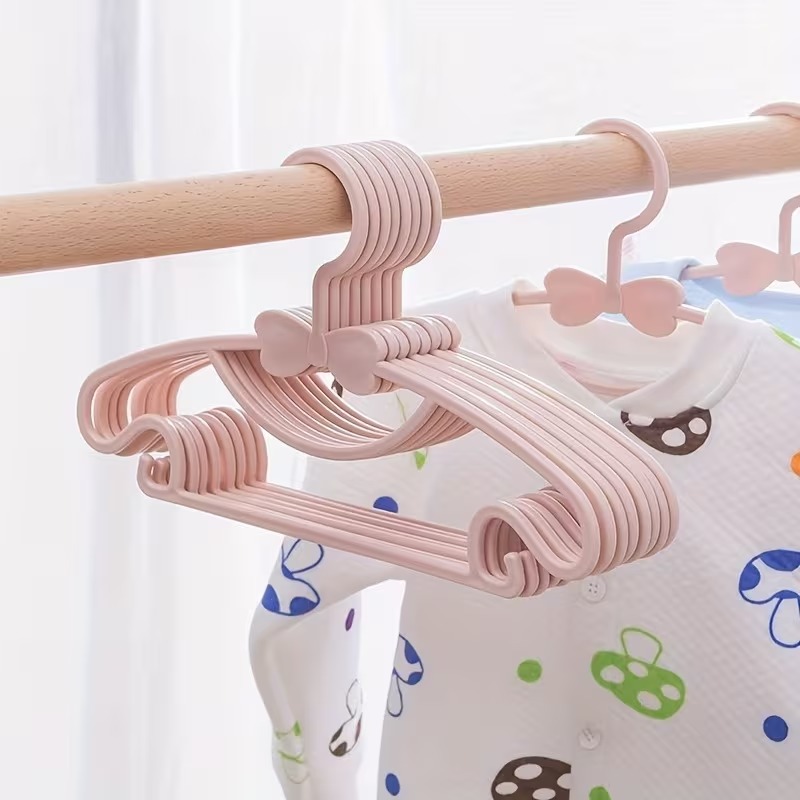 Baby Clothing Drying Rack - 10-100 Buah Gantungan Plastik Anak-anak Rak