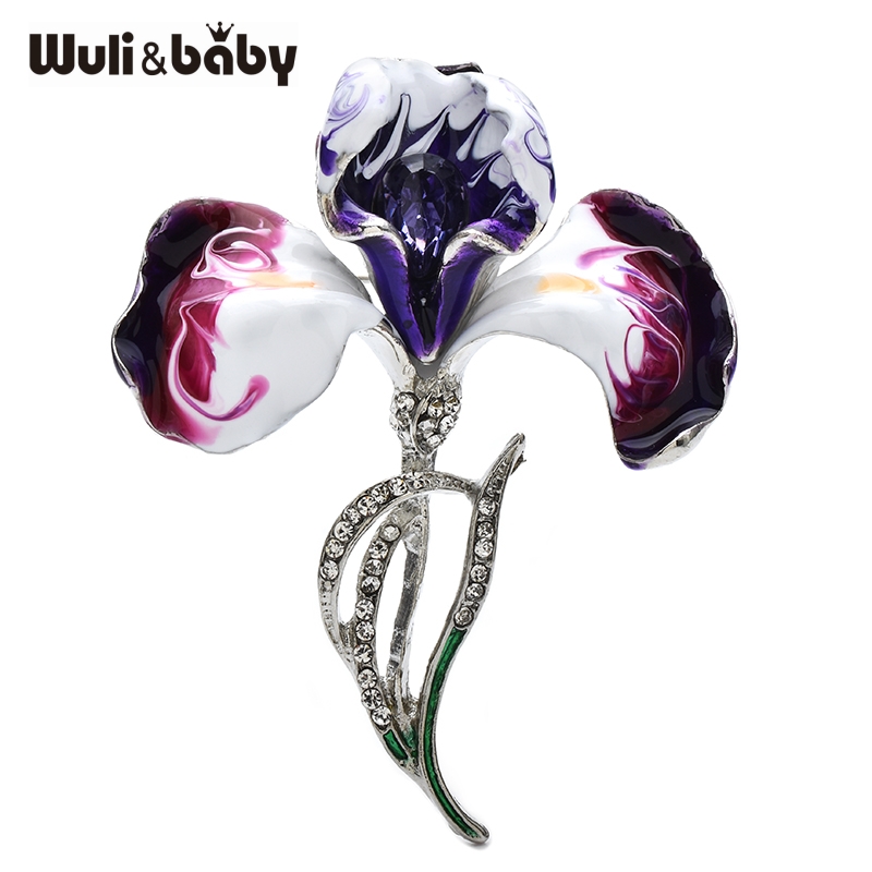 Baby Clothing Bag - Wuli&baby Bros Bunga Anggrek Enamel Berhiaskan