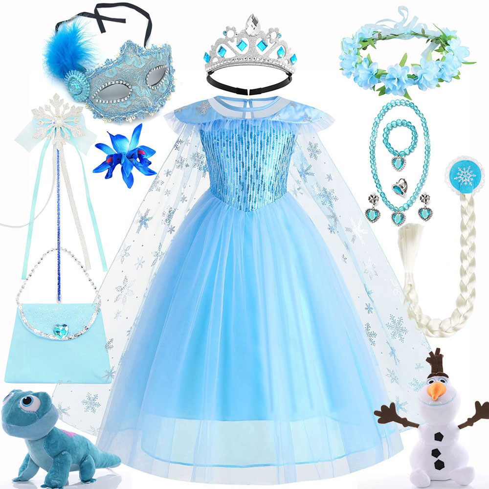 Baby Clothing Europe - Gaun Putri Elsa Disney Frozen Snow