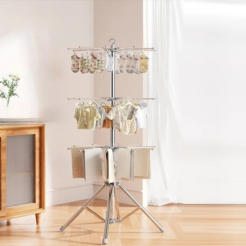 Baby Clothing Drying Rack - Rak Pengering Pakaian Bayi-Organizer Binatu Dalam/Luar