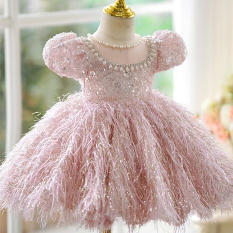 Gaun payet bulu bayi perempuan - Baby Z Clothing ulasan dan harga