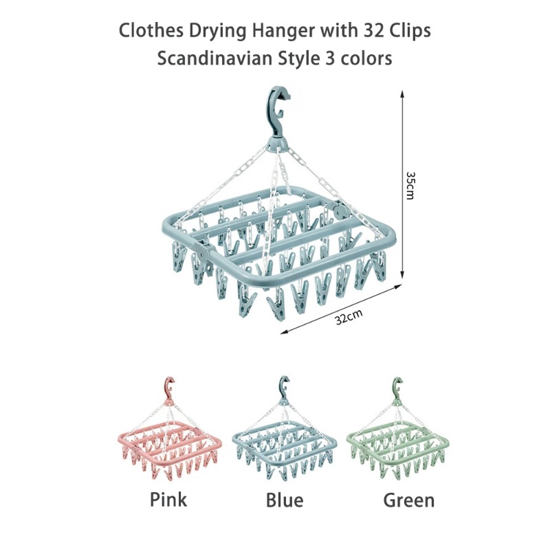 Gantungan pengering pakaian de - Baby Clothing Drying Rack ulasan dan harga