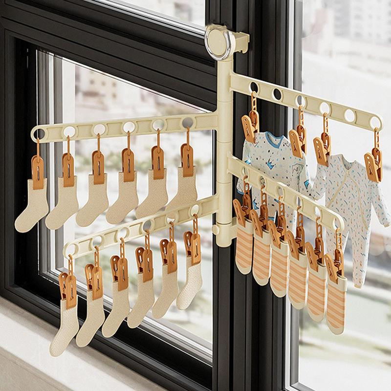 Rak pengering pakaian perjalan - Baby Clothing Drying Rack ulasan dan harga