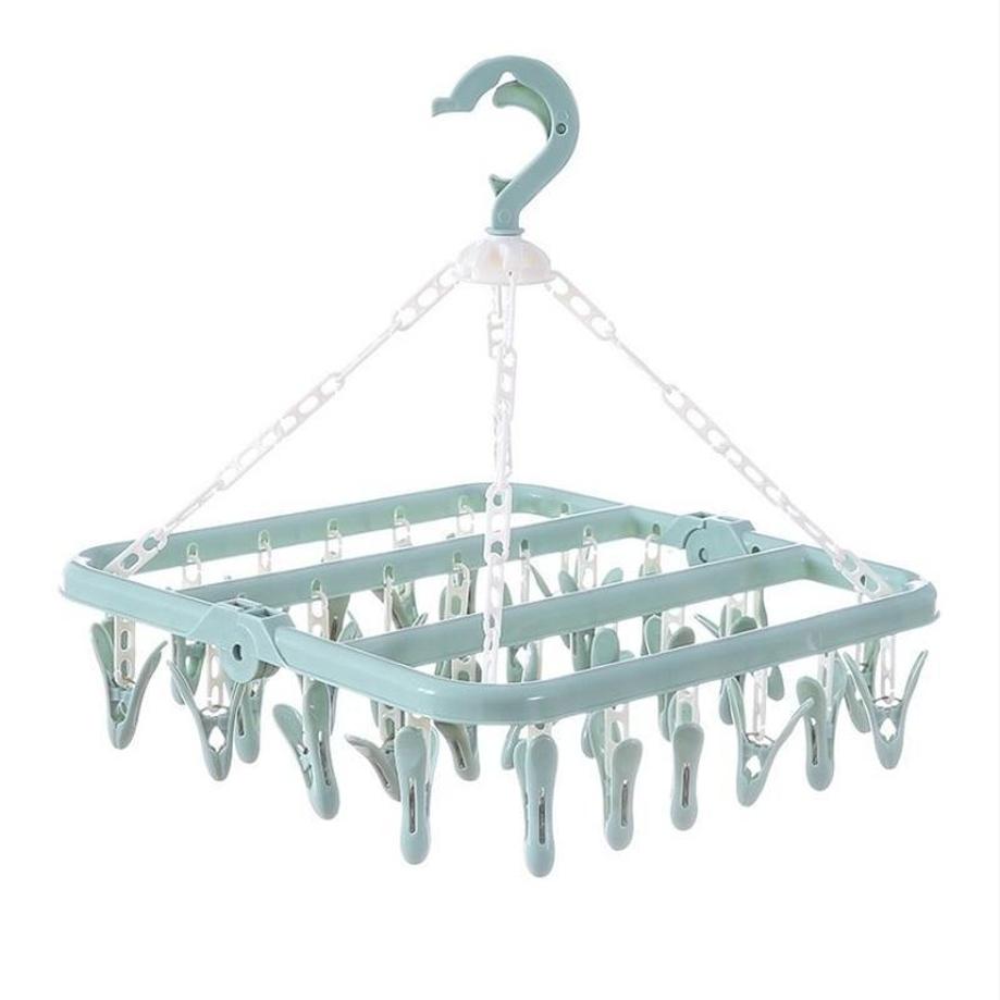 1 Pcs 32 Klip Gantungan Baju L - Baby Clothing Drying Rack ulasan dan harga