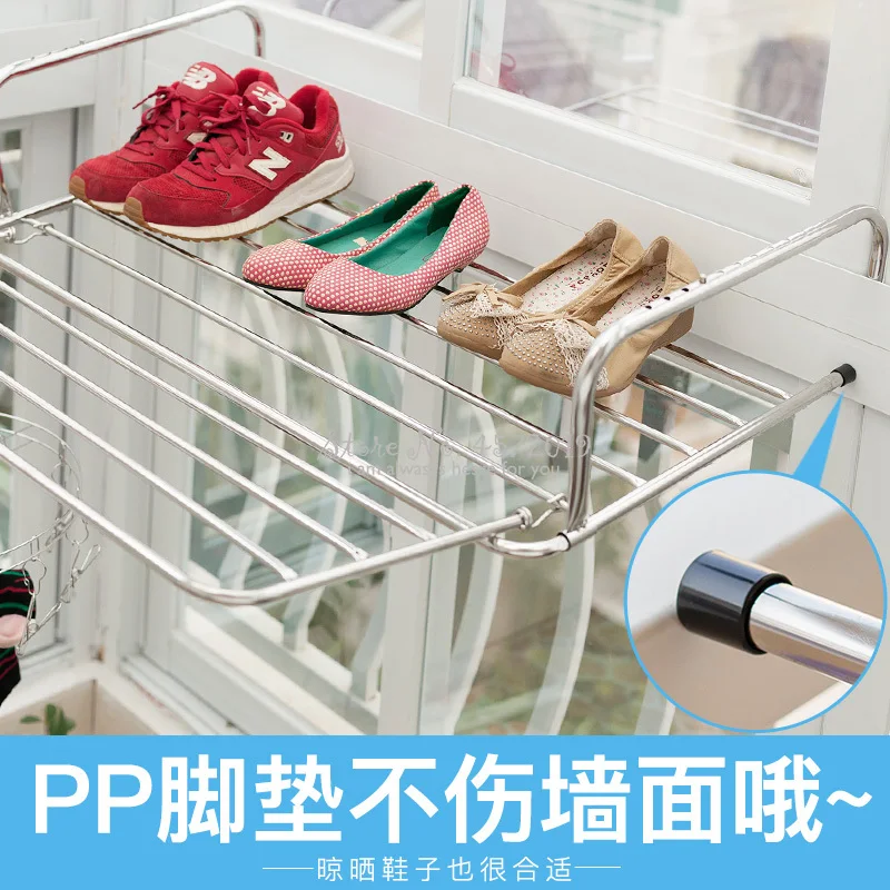 Rak pakaian lipat besi tahan k - Baby Clothing Drying Rack ulasan dan harga
